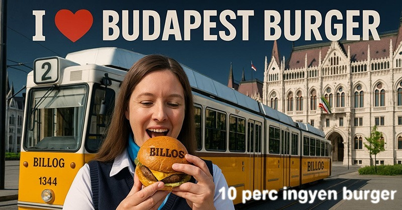 I Love Budapest burger
