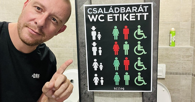 Elkészült a családbarát WC-etikett