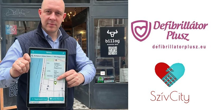 Defibrillátor a billogban